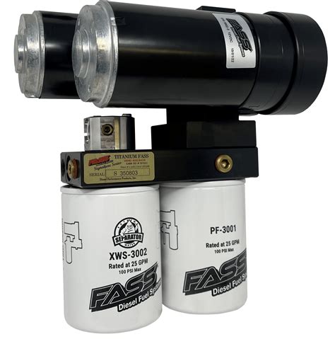 Because your Duramax fuel filter is located after the FASS. . Fass fuel system instructions